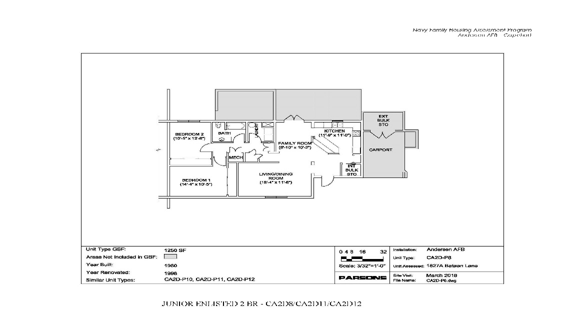 Junior Enlisted 2 Bedroom